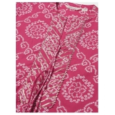 Divena - Pink Cotton Womens Straight Kurti ( Pack of 1 ) - 3XL