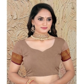 LEELAVATI - Cream Silk Saree With Blouse Piece ( Pack of 1 ) - Cream