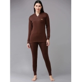 Lux Cottswool Cotton Blend Thermal Sets - Brown Pack of 1 - None