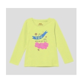 Ariel - Yellow Cotton Girls T-Shirt ( Pack of 1 ) - None