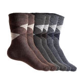 Texlon - Multicolor Woollen Men's Mid Length Socks ( Pack of 3 ) - Multicolor