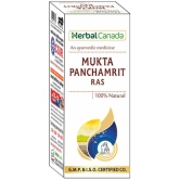 Harc Herbal Canada Mukta Panchamrit Ras Tablet 50 No's pack of 1|100% Natural Products