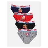 Bodycare Kids Boys Assorted Disney-Cars Printed Briefs Pack Of 4 - None