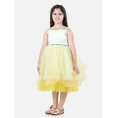 Toy Balloon Kids Yellow Net Girls Frock ( Pack of 1 ) - None