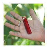 JMALL - Red Aluminium Cigarette Lighter ( Pack of 1 ) - Red