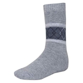 Creature Black Woolen Casual Mid Length Winter Socks Pack of 3 - Black