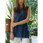 Khadi Top Natural Indigo-M