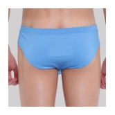 BASIICS By La Intimo - Blue BCSSS03 Polyester Mens Briefs ( Pack of 1 ) - None