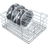 Thali modular baskets for kitchen utensils by Gehwara-(modular kitchen/modular kitchen baskets stainless steel/modular containers for kitchen)-20 inch X 17 inch X 6 inch Make your home orgaz