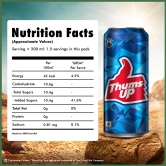 Thums Up Soft Drink, 300 Ml Can