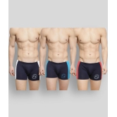 IC4 - Multicolor Cotton Blend Mens Trunks ( Pack of 3 ) - XL