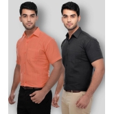 DESHBANDHU DBK - Multicolor Cotton Regular Fit Mens Formal Shirt (Pack of 2) - None