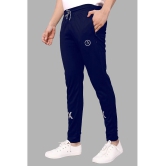 Anand Navy Blue Lycra Mens Joggers ( Pack of 1 ) - None