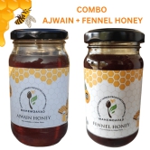 COMBO - AJWAIN HONEY + FENNEL HONEY | 500 GRAM EACH