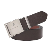 Loopa - Brown Leather Mens Formal Belt ( Pack of 1 ) - 30