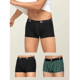 XYXX - Multicolor Modal Mens Trunks ( Pack of 3 ) - None