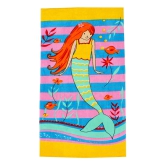 Mandhania Boy's and Girl's Cotton Cartoon Printed Bath Towel, Multicolour