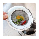 Kitchen Sink Strainer Heavy-Duty Stainless-Steel Drain Basin Basket Filter Stopper Drainer Jali Diameter 11cm