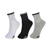 PENYAN - Cotton Men's Striped Multicolor Ankle Length Socks ( Pack of 6 ) - Multicolor