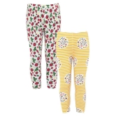 Naughty Ninos - Multi Cotton Girls Leggings ( ) - None