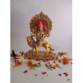 Handa - Brass Goddess Durga Idol ( 21 cm )