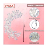 LYKAA White Womens Tiaras ( Pack of 1 ) - White