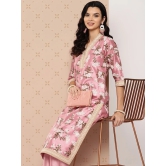 Women Floral Printed Regular Kurta with Trousers