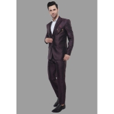 DKGF Fashion - Red Polyester Regular Fit Mens 2 Piece Suit ( Pack of 1 ) - None