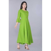 SIPET - Green Rayon Women's Anarkali Kurti ( Pack of 1 ) - None