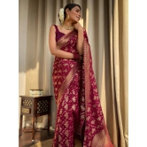 Trendy Silk Saree Red Color Saree