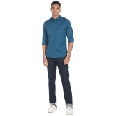 Ruggers Cotton Blend Regular Fit Solids Mens Casual Shirt - Green ( Pack of 1 ) - None