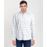 Cotton Full Sleeve Shirt Big White Red Check 38