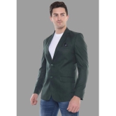 DKGF Fashion - Green Polyester Regular Fit Mens Blazer ( Pack of 1 ) - None