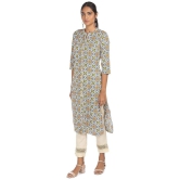 Karigari - Straight Cotton Blend Multicolor Women's Kurti ( Pack of 1 ) - None