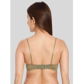 ILRASO - Olive Polyester Lightly Padded Women's Balconette Bra ( Pack of 1 ) - None