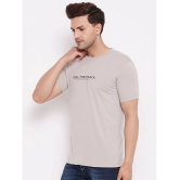 Lycos - Cotton Blend Regular Fit Grey Mens T-Shirt ( Pack of 1 ) - None