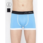 La Intimo Pack of 2 Cotton Mens Trunks ( Multicolor ) - None