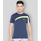 YUUKI - Navy Blue Polyester Regular Fit Mens Sports T-Shirt ( Pack of 1 ) - L