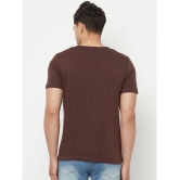 Glito - Brown Cotton Blend Regular Fit Mens T-Shirt ( Pack of 1 ) - None