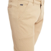 Rodamo  Men Khaki Slim Fit Trousers