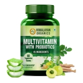 Himalayan Organics Multivitamin with Probiotics (60 Tablets) 45 Ingredients for Men & Women