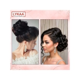 LYKAA Black Womens Hair Bun ( Pack of 1 ) - Black