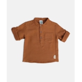 MINI KLUB - Brown Baby Boy Shirt ( Pack of 1 ) - None