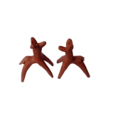 Handmade clay horse for home decorator