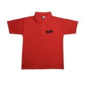 NEO GARMENTS Boys Cotton Collar Neck Half sleeves T-Shirt - SUNGLASS. | 7 YRS TO 14 YRS-(12-13YRS) / RED