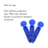 AccuSure Round Lancets(Blue)(200)