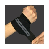 AJRO DEAL Gym Wrist Band with Thumb Support 1 Pair - One Size