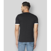 Glito - Black Cotton Blend Slim Fit Mens T-Shirt ( Pack of 1 ) - None