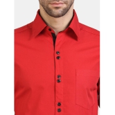 Life Roads - Red Cotton Slim Fit Men's Casual Shirt ( Pack of 1 ) - None