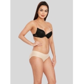 ILRASO - Beige Spandex Women's Padded Brief ( Pack of 1 ) - None